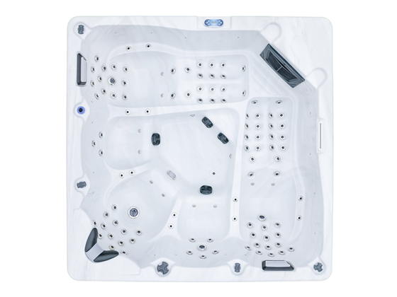 Garden Acrylic Spas Heated Whirlpool Tub With Adjustable Jets