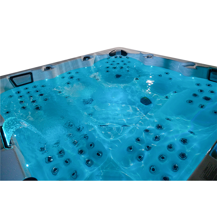 Garden Acrylic Spas Heated Whirlpool Tub With Adjustable Jets