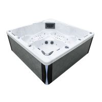 Garden Acrylic Spas Heated Whirlpool Tub With Adjustable Jets
