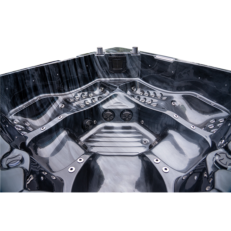 5 Person Hot Tub Spa with Hydro Jets Color Changing Lights