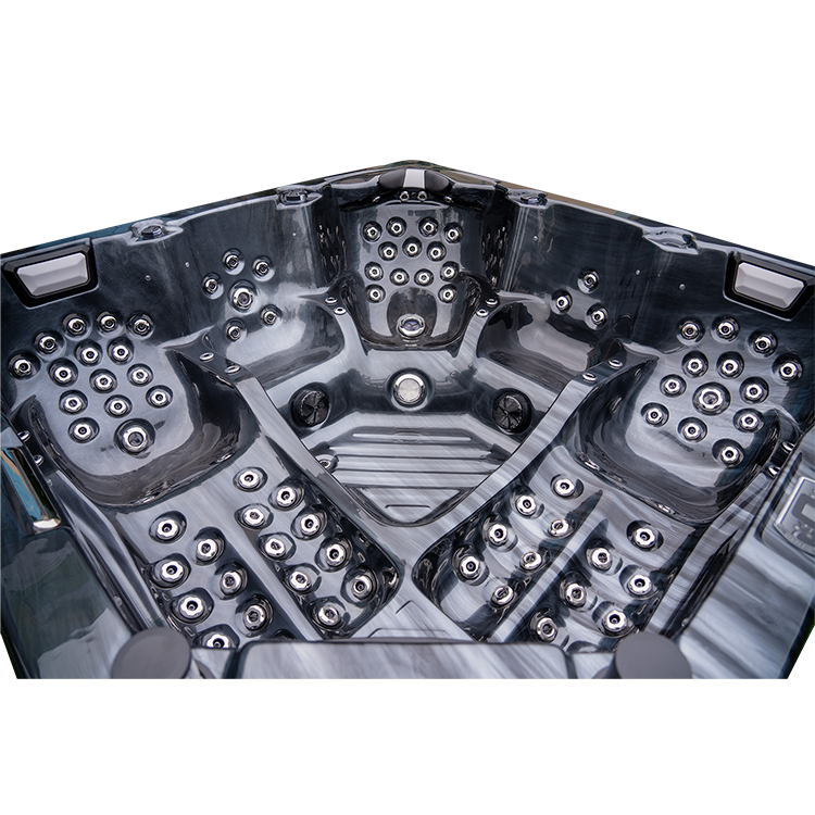 5 Person Hot Tub Spa with Hydro Jets Color Changing Lights