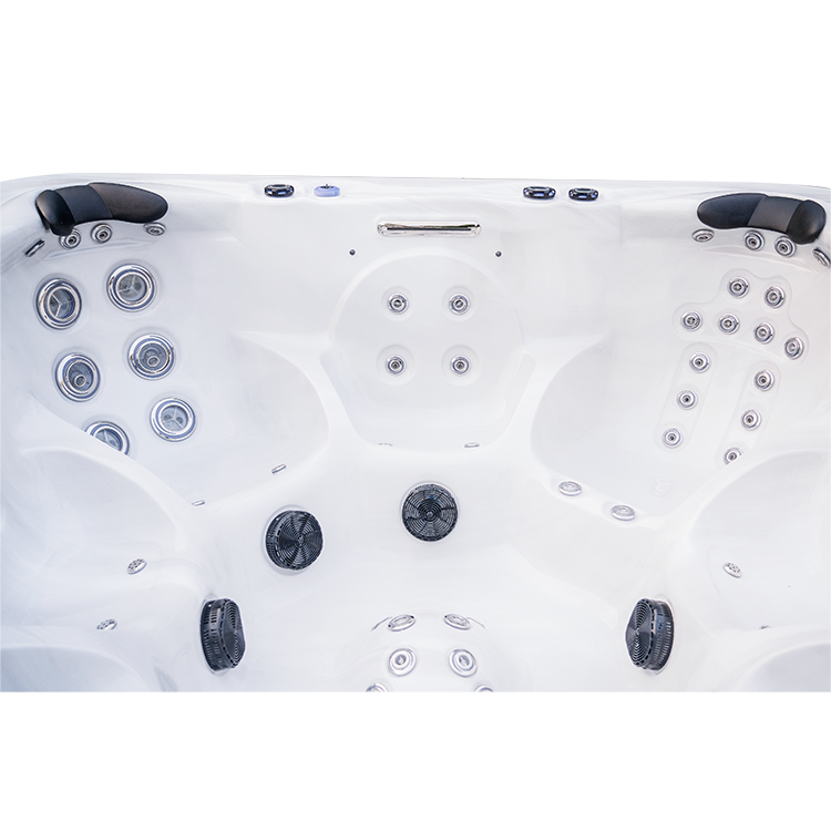 Outdoor 7 Person Spa Heated Whirlpool Hot Tub 110V / 220V