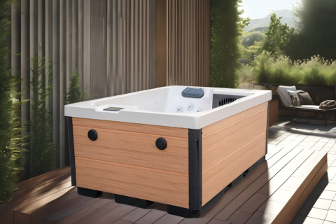 Come pulire la scocca esterna di una vasca idromassaggio in acrilico?