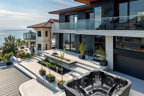 Welche Auswirkungen hat Kalzium auf schwarze Acryl-Whirlpools?