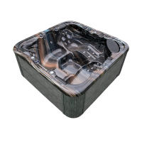 Venkovní vířivka s vyhřívanou vířivkou a nastavitelnými tryskami