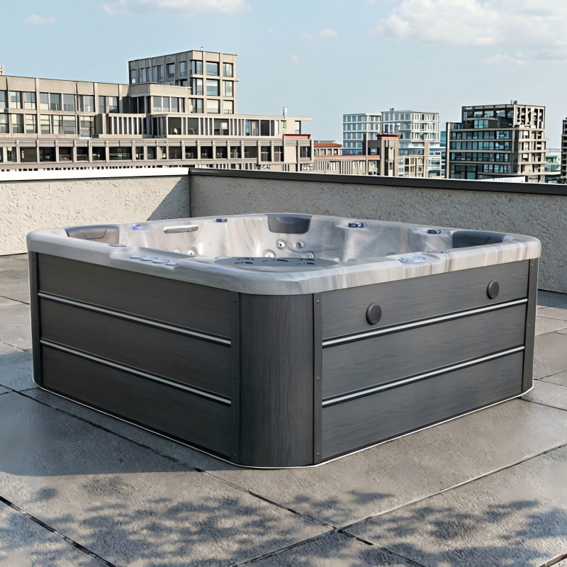 freestanding hot tub