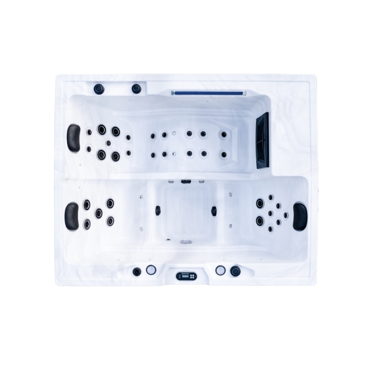 Luxury Garden Whirlpool Bathtub 3 Person Jacuzzi Hot Tub Spa