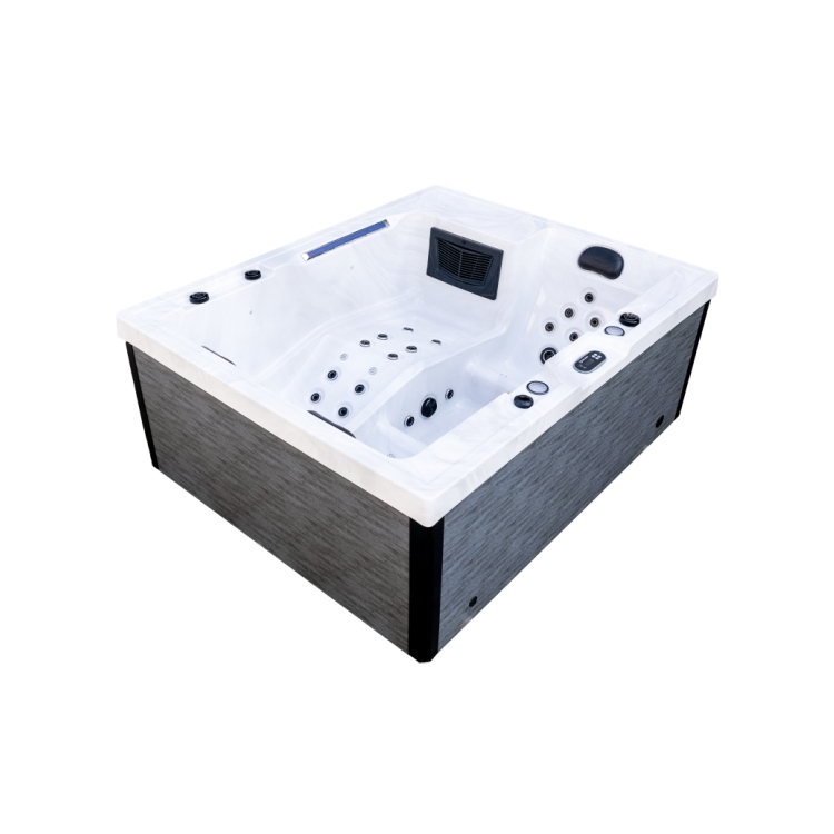 Luxury Garden Whirlpool Bathtub 3 Person Jacuzzi Hot Tub Spa