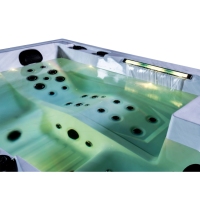 Luxury Garden Whirlpool Bathtub 3 Person Jacuzzi Hot Tub Spa