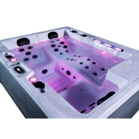 Luxury Garden Whirlpool Bathtub 3 Person Jacuzzi Hot Tub Spa