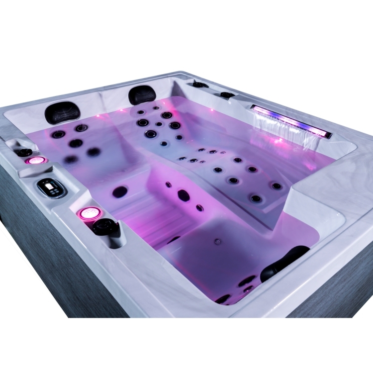 Luxury Garden Whirlpool Bathtub 3 Person Jacuzzi Hot Tub Spa