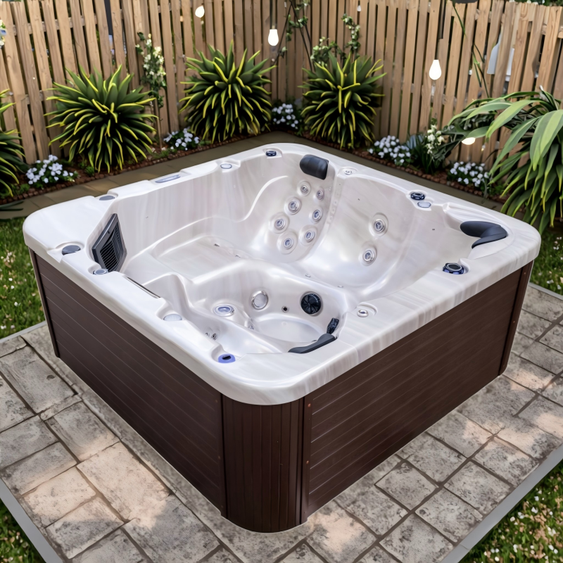outdoor whirlpool hot tub