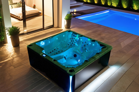 Kan zuiveringszout het troebele water in een buitenjacuzzi helder maken?