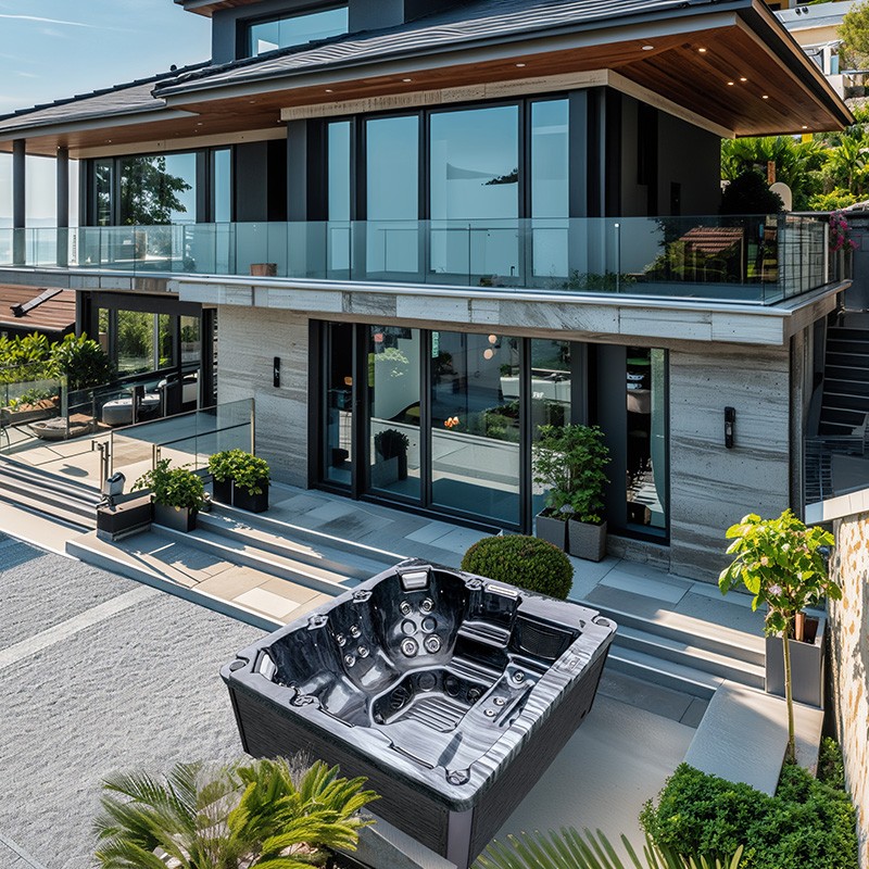 outdoor whirlpool spa