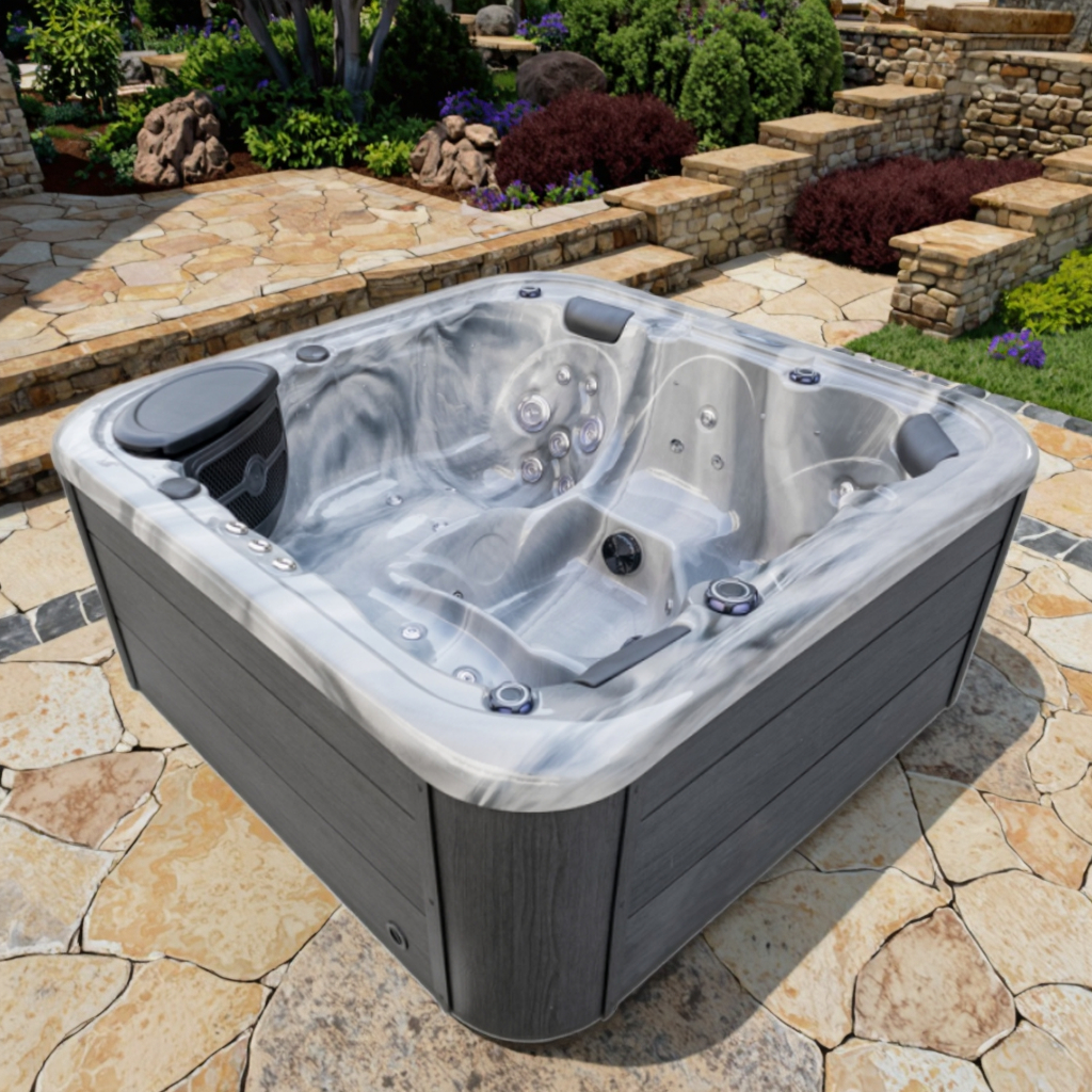 outdoor spa hot tub
