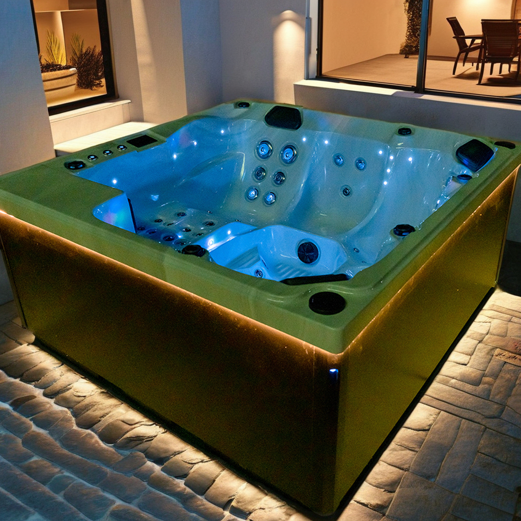 outdoor spa hot tub