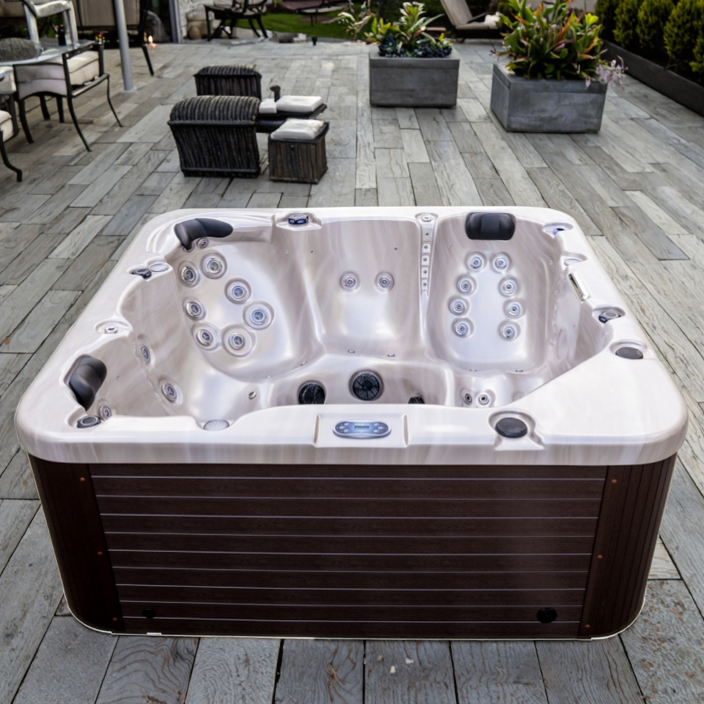 outdoor spa hot tub