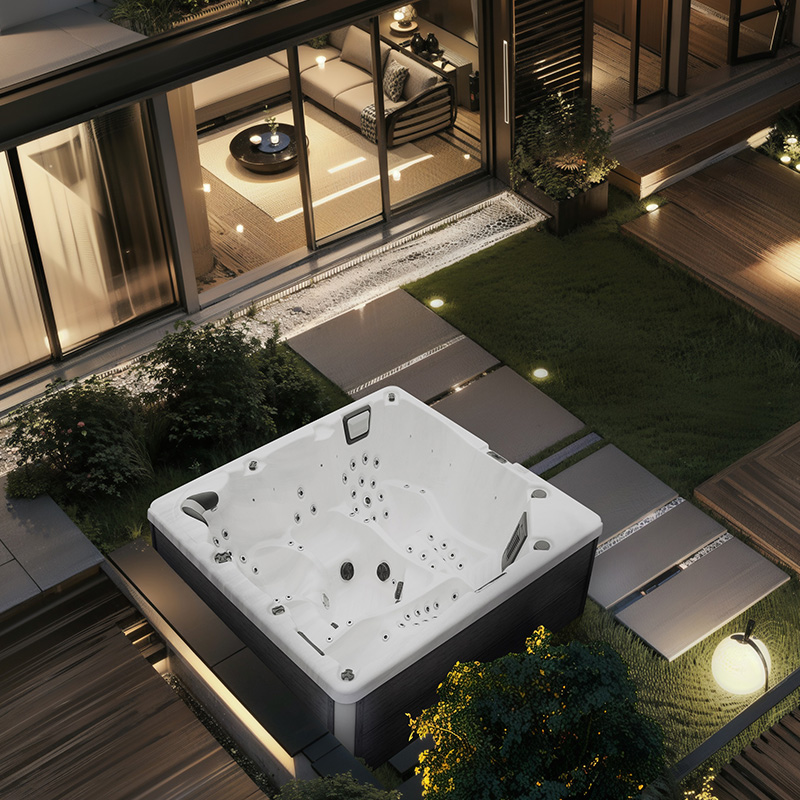 outdoor spa hot tub