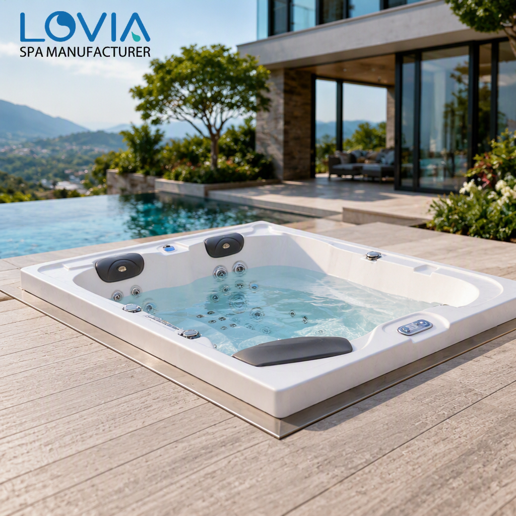 outdoor whirlpool spa