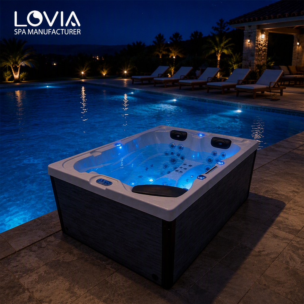 outdoor spa hot tub