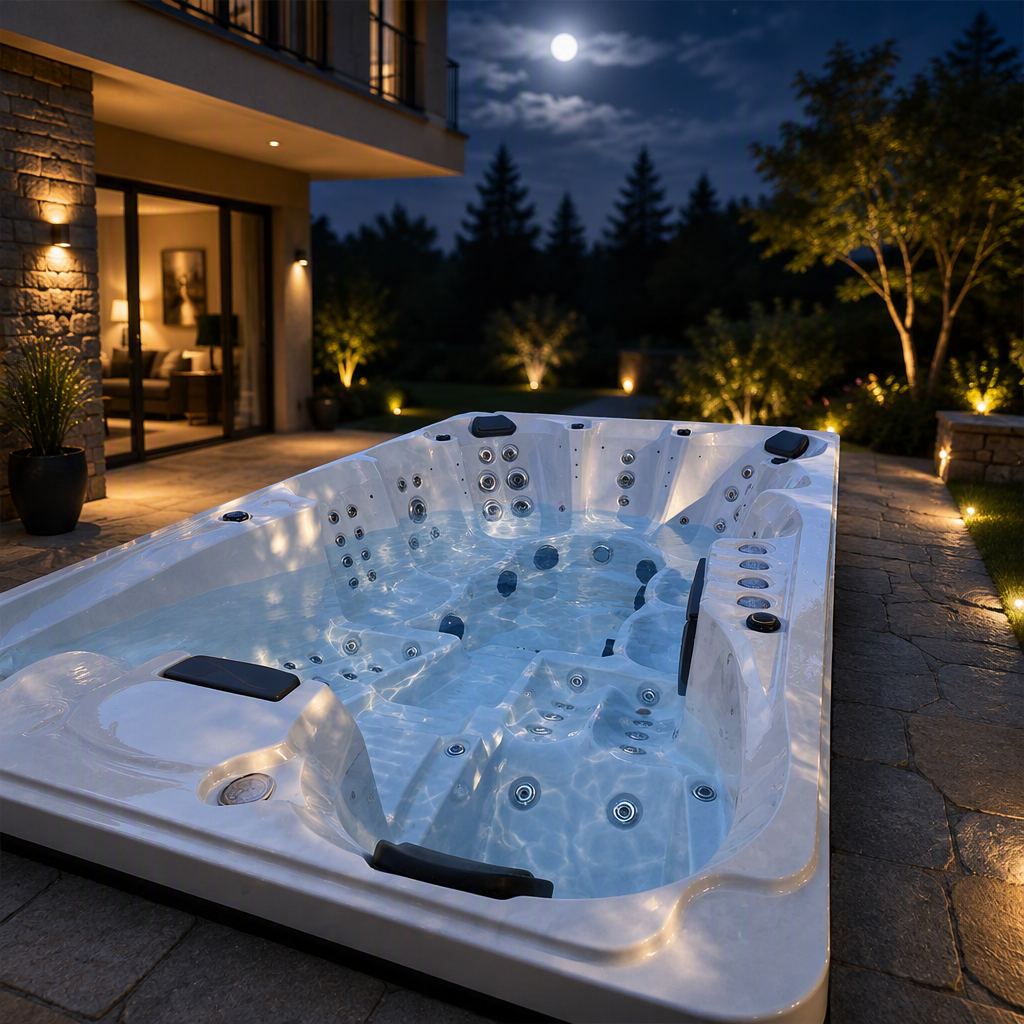 outdoor whirlpool spa
