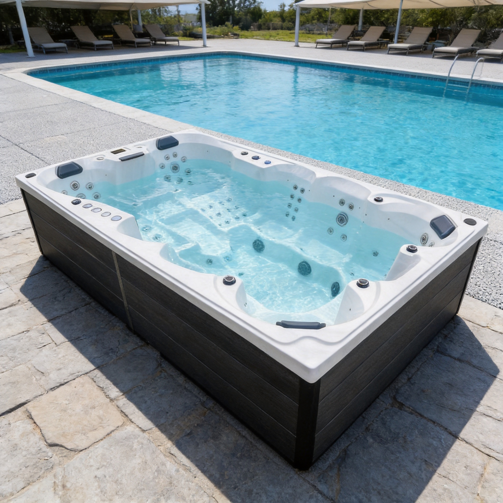 outdoor spa hot tub