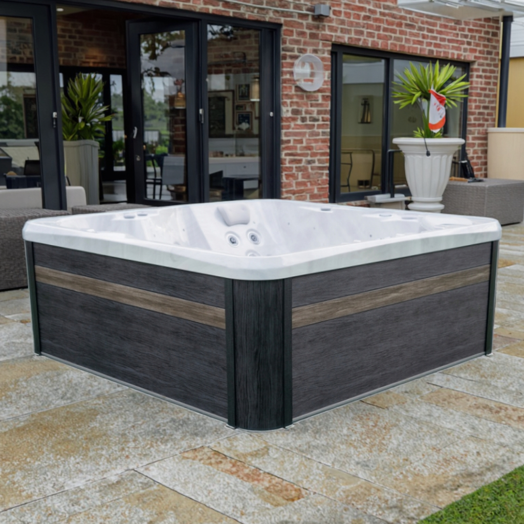 outdoor whirlpool hot tub