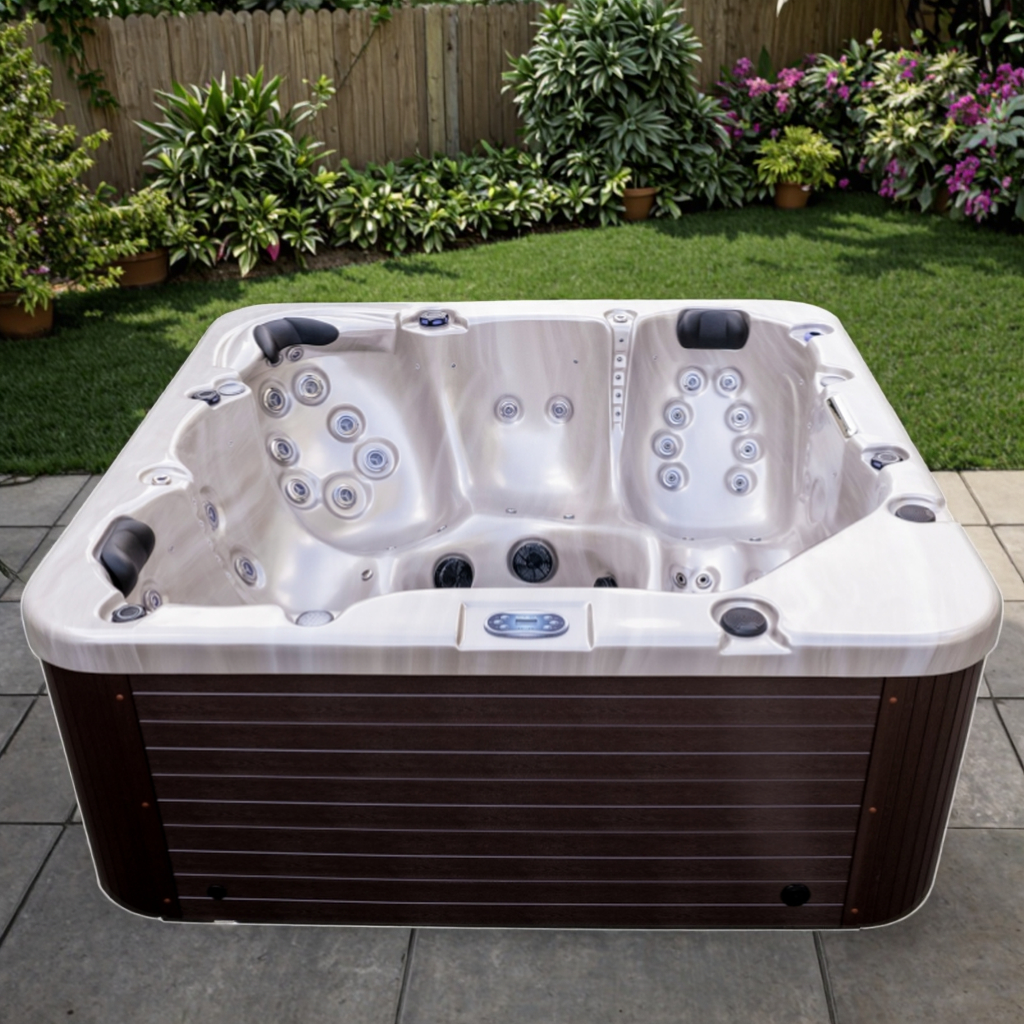 outdoor whirlpool hot tub