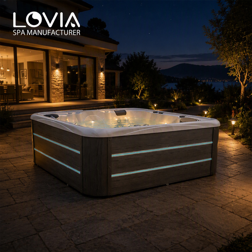 outdoor whirlpool spa