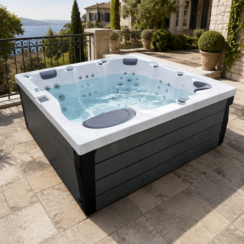 outdoor spa hot tub