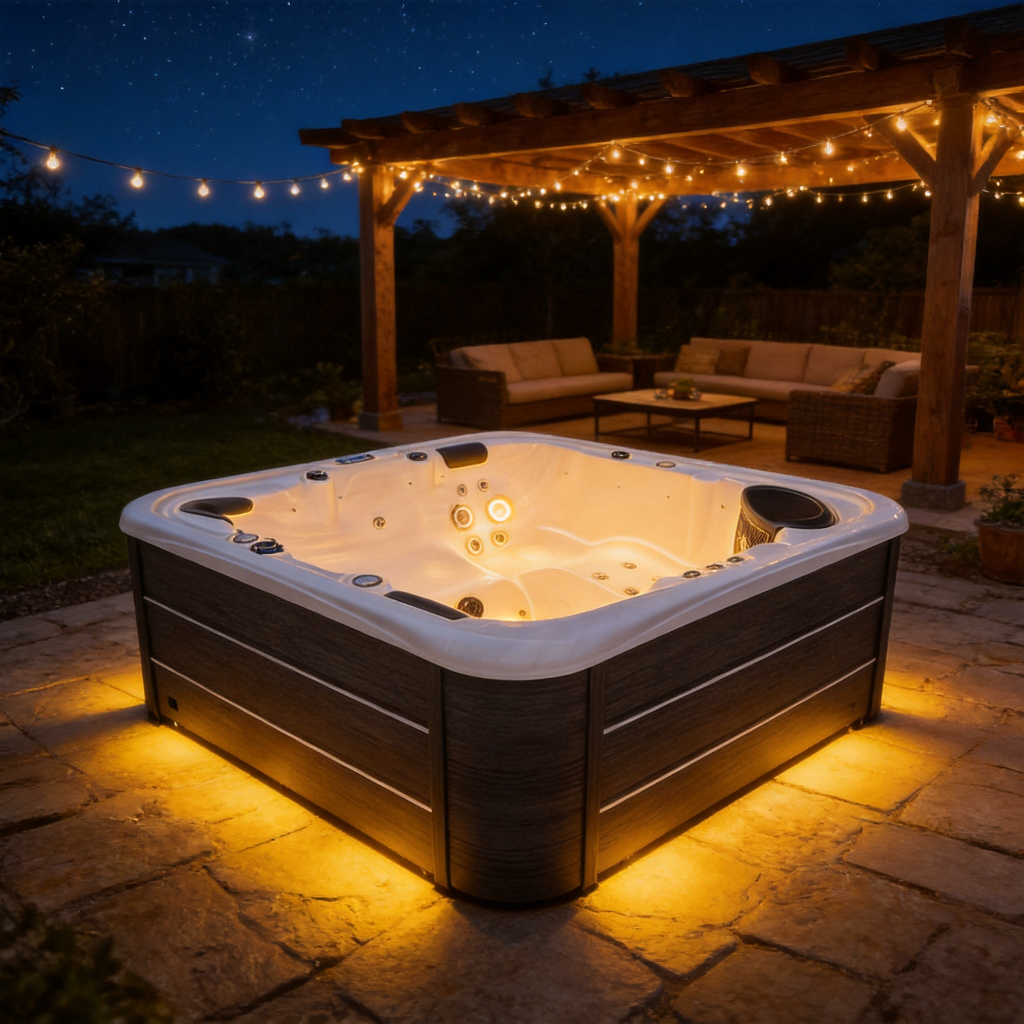 outdoor whirlpool spa