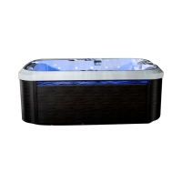 2 Person Hot Tub Spa with Double Lounger Outdoor Whirlpool
