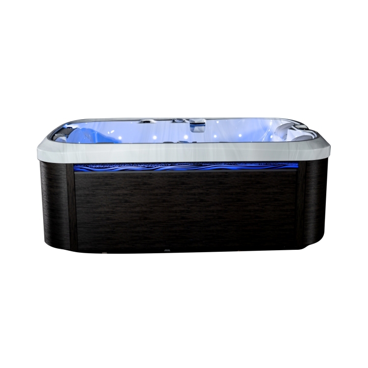 2 Person Hot Tub Spa with Double Lounger Outdoor Whirlpool