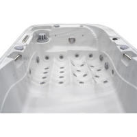 2 Person Hot Tub Spa with Double Lounger Outdoor Whirlpool