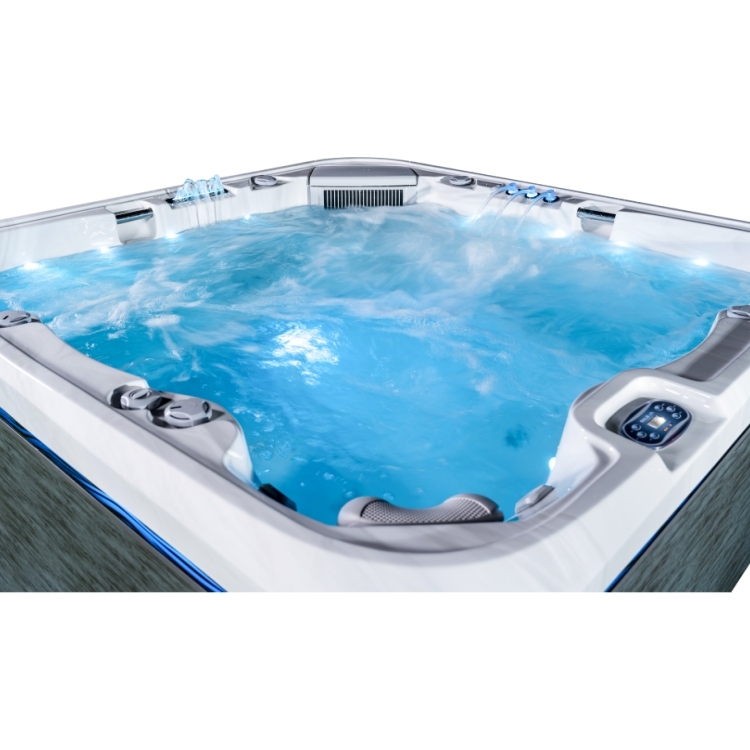5 Person Hot Tub Spa Family Outdoor Whirlpool with Massage