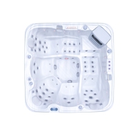 5 Person Hot Tub Spa Family Outdoor Whirlpool with Massage