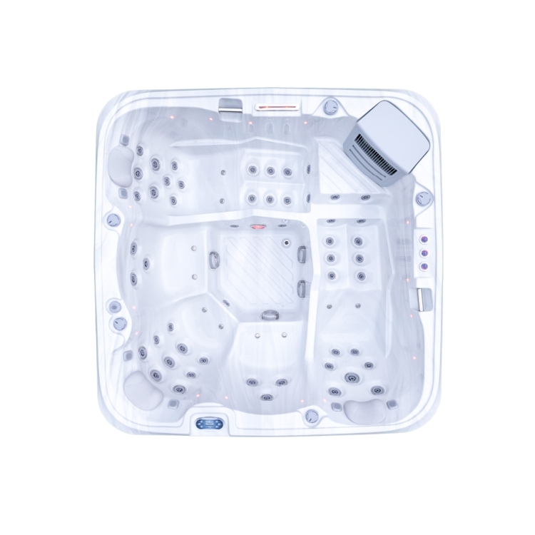 5 Person Hot Tub Spa Family Outdoor Whirlpool with Massage