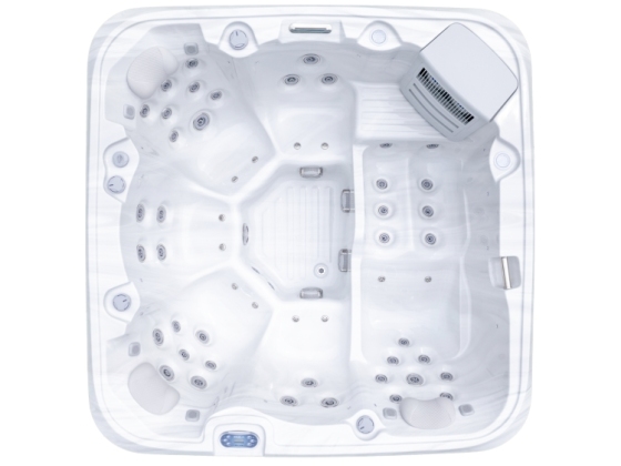 6 Person Outdoor Spa 1 Lounger 5 Seats Hot Tub Whirlpool