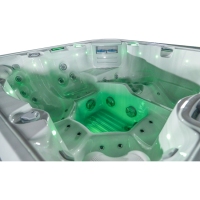 6 Person Outdoor Spa 1 Lounger 5 Seats Hot Tub Whirlpool