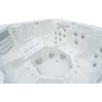 6 Person Outdoor Spa 1 Lounger 5 Seats Hot Tub Whirlpool