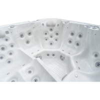 6 Person Outdoor Spa 1 Lounger 5 Seats Hot Tub Whirlpool