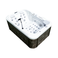 Two Person Whirlpool Spa Compact Couples Hot Tub for Garden