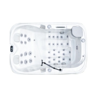 Two Person Whirlpool Spa Compact Couples Hot Tub for Garden