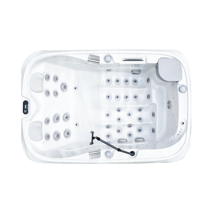 Two Person Whirlpool Spa Compact Couples Hot Tub for Garden