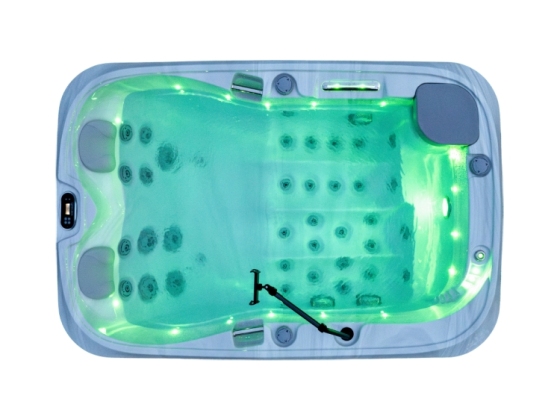 Two Person Whirlpool Spa Compact Couples Hot Tub for Garden