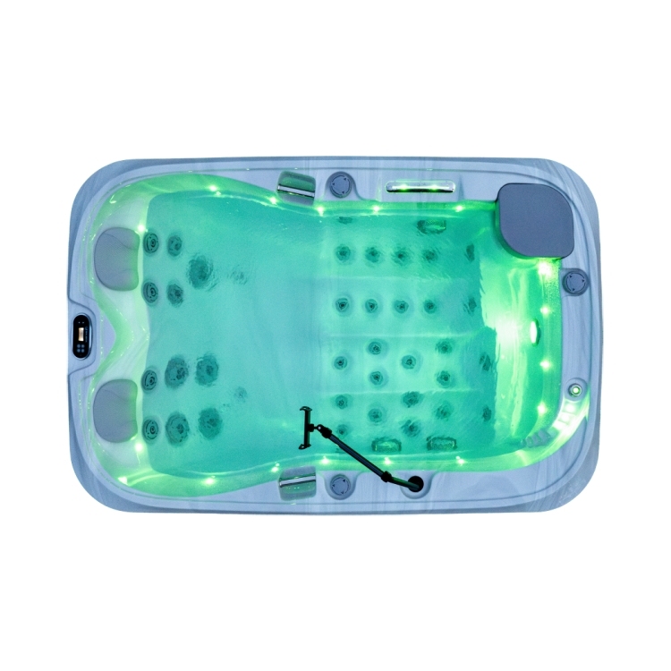 Two Person Whirlpool Spa Compact Couples Hot Tub for Garden