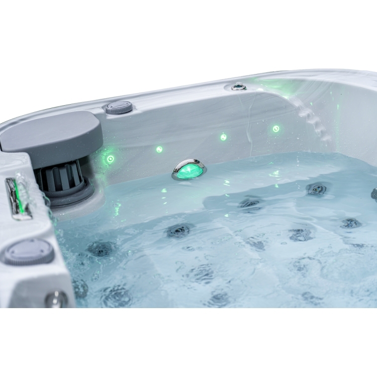 Two Person Whirlpool Spa Compact Couples Hot Tub for Garden
