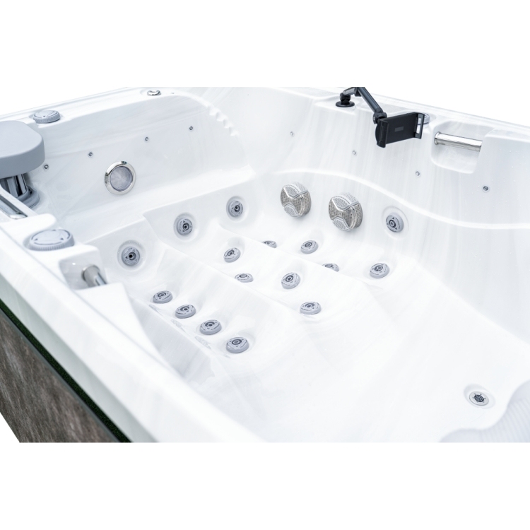 Two Person Whirlpool Spa Compact Couples Hot Tub for Garden