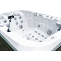 Two Person Whirlpool Spa Compact Couples Hot Tub for Garden