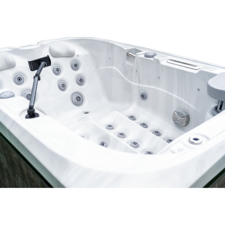 Two Person Whirlpool Spa Compact Couples Hot Tub for Garden
